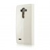 LG G4 - CaseMe Vintage Luxury Slim Flip PU Leather Stand Protective Phone Cover Case - White